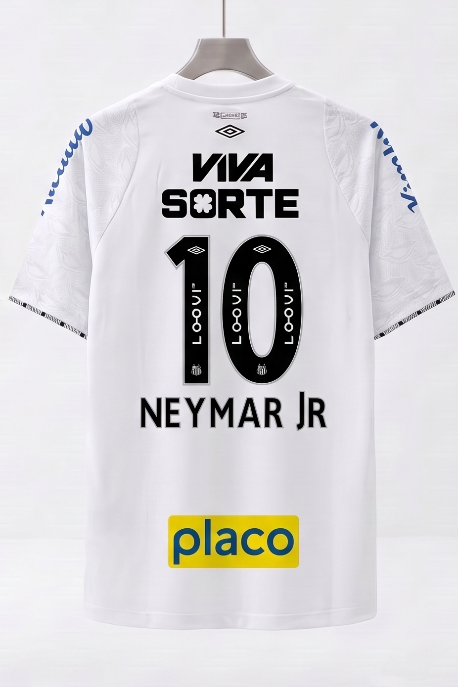 Umbro Santos 2024 Neymar Jr White T-SHIRT