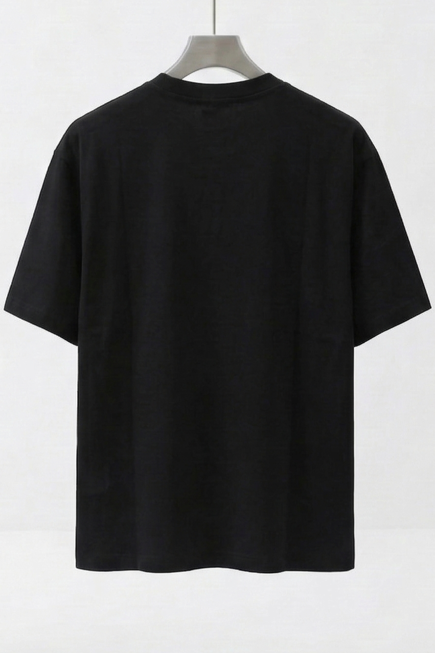Fendi Global Logo Black T-SHIRT