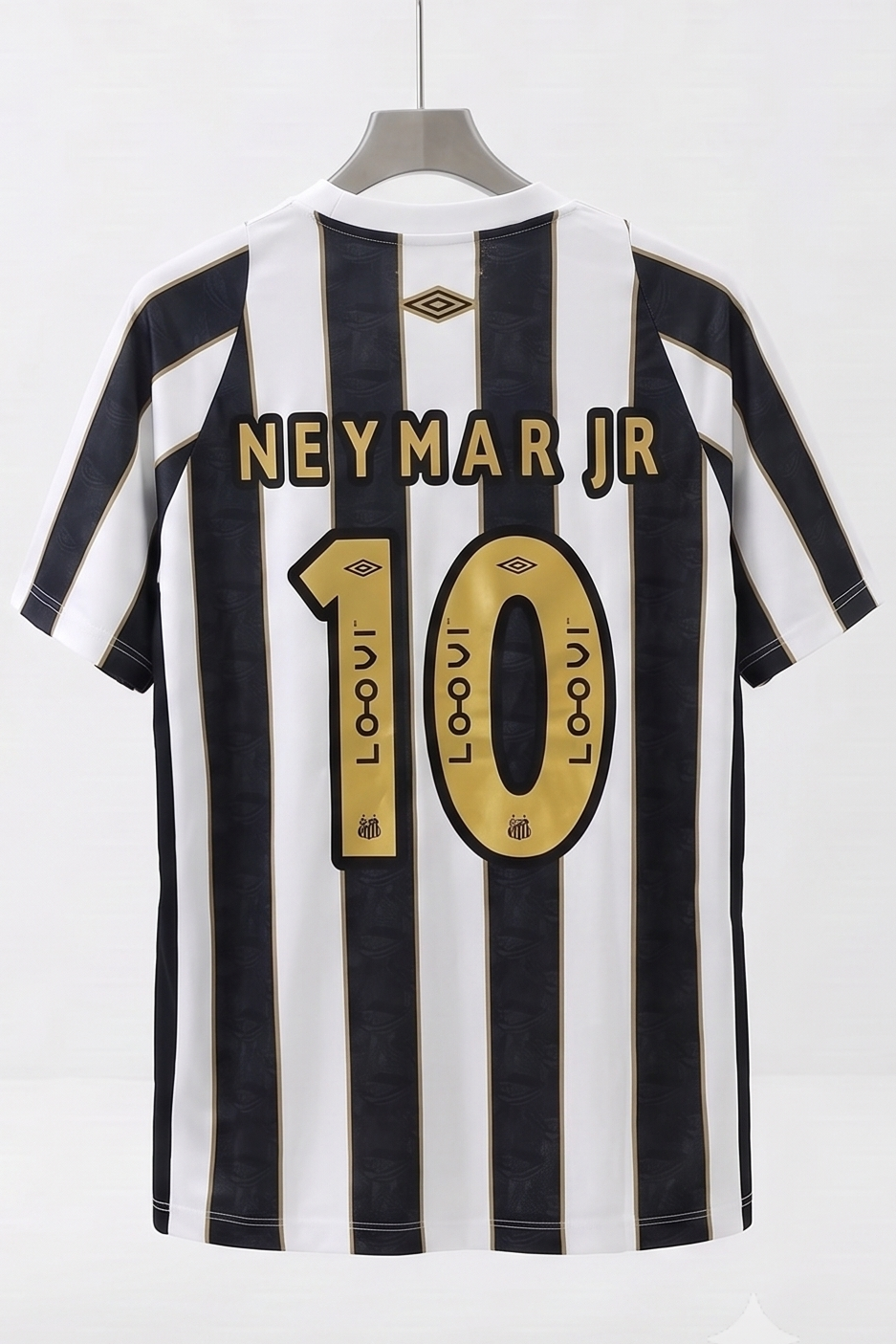 Umbro Santos 2024 Neymar Jr Black/White T-SHIRT