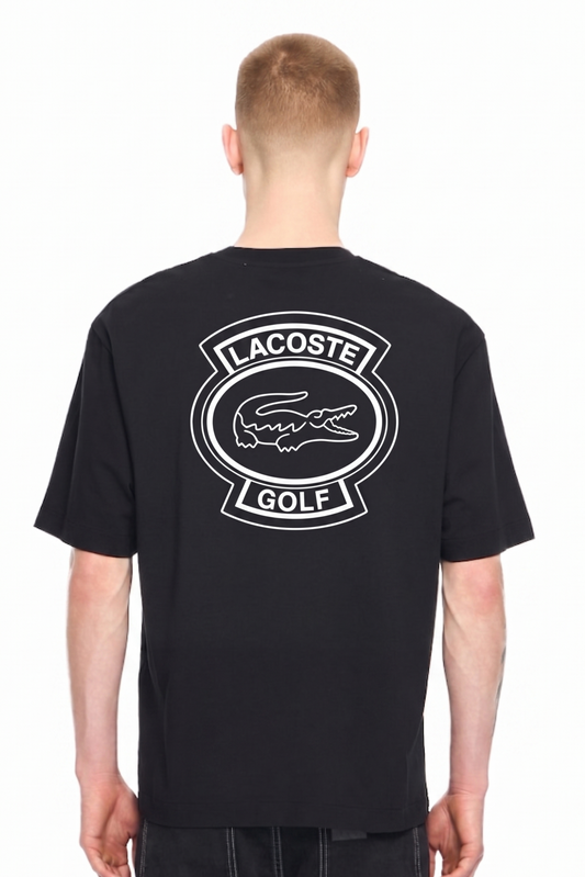 Lacoste Golf Badge Black T-SHIRT