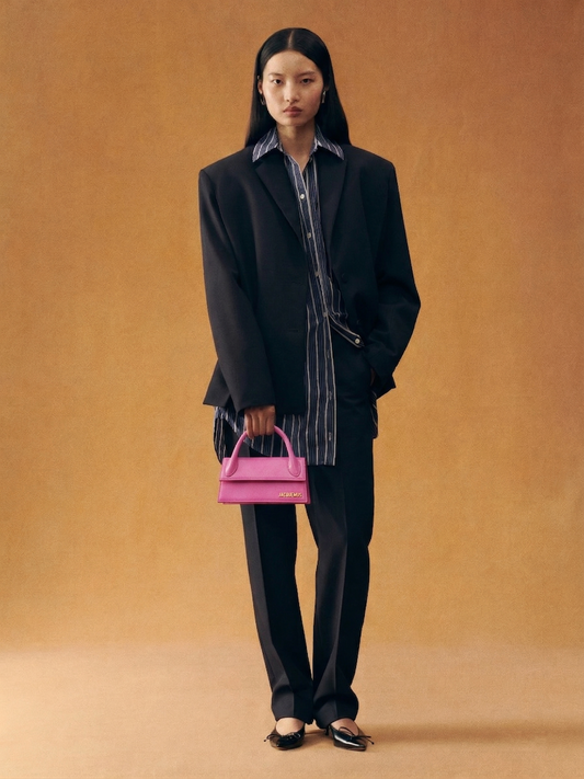 Jacquemus Le Chiquito Long Deep Pink BAG