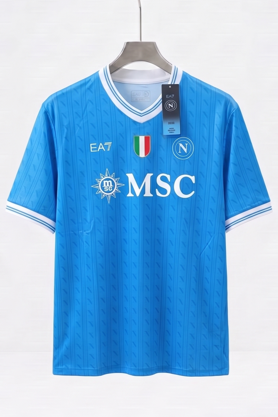 EA7 Napoli 23/24 M. Olivera Home Blue T-SHIRT