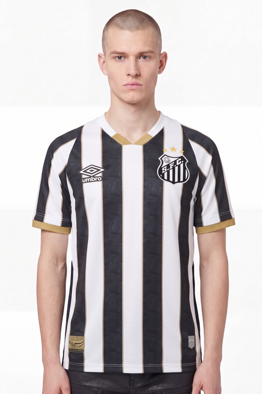 Umbro Santos 2024 Neymar Jr Black/White T-SHIRT