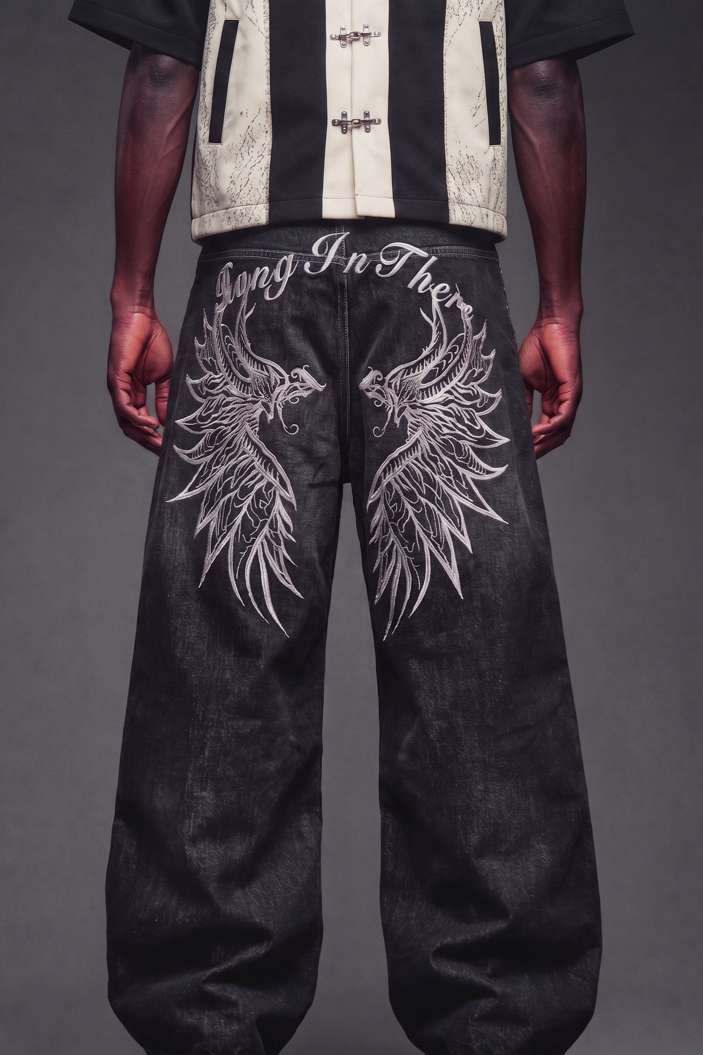 Nova Phoenix Wings Black JEANS
