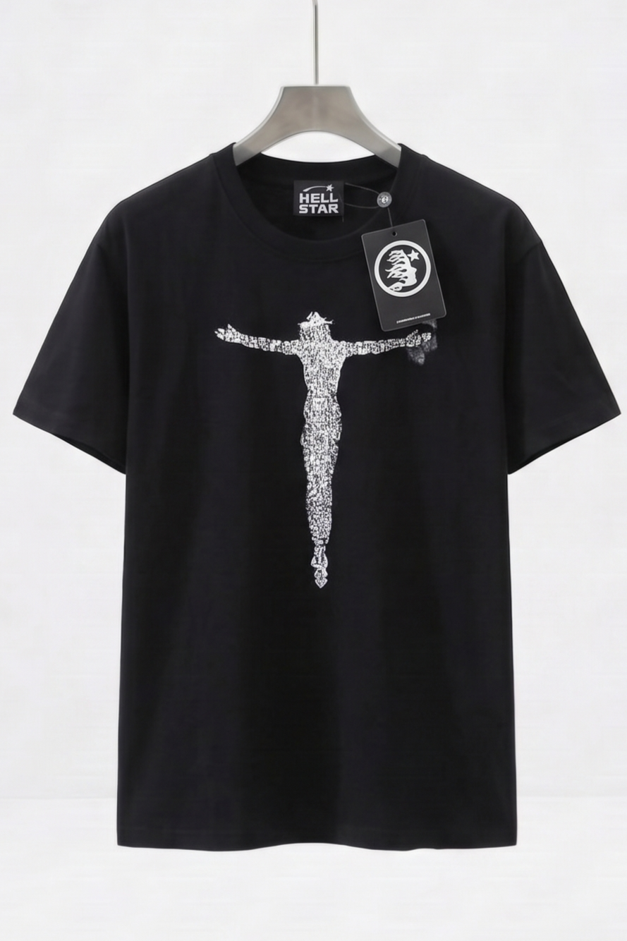 Hellstar Jesus Graphics Black T-SHIRT