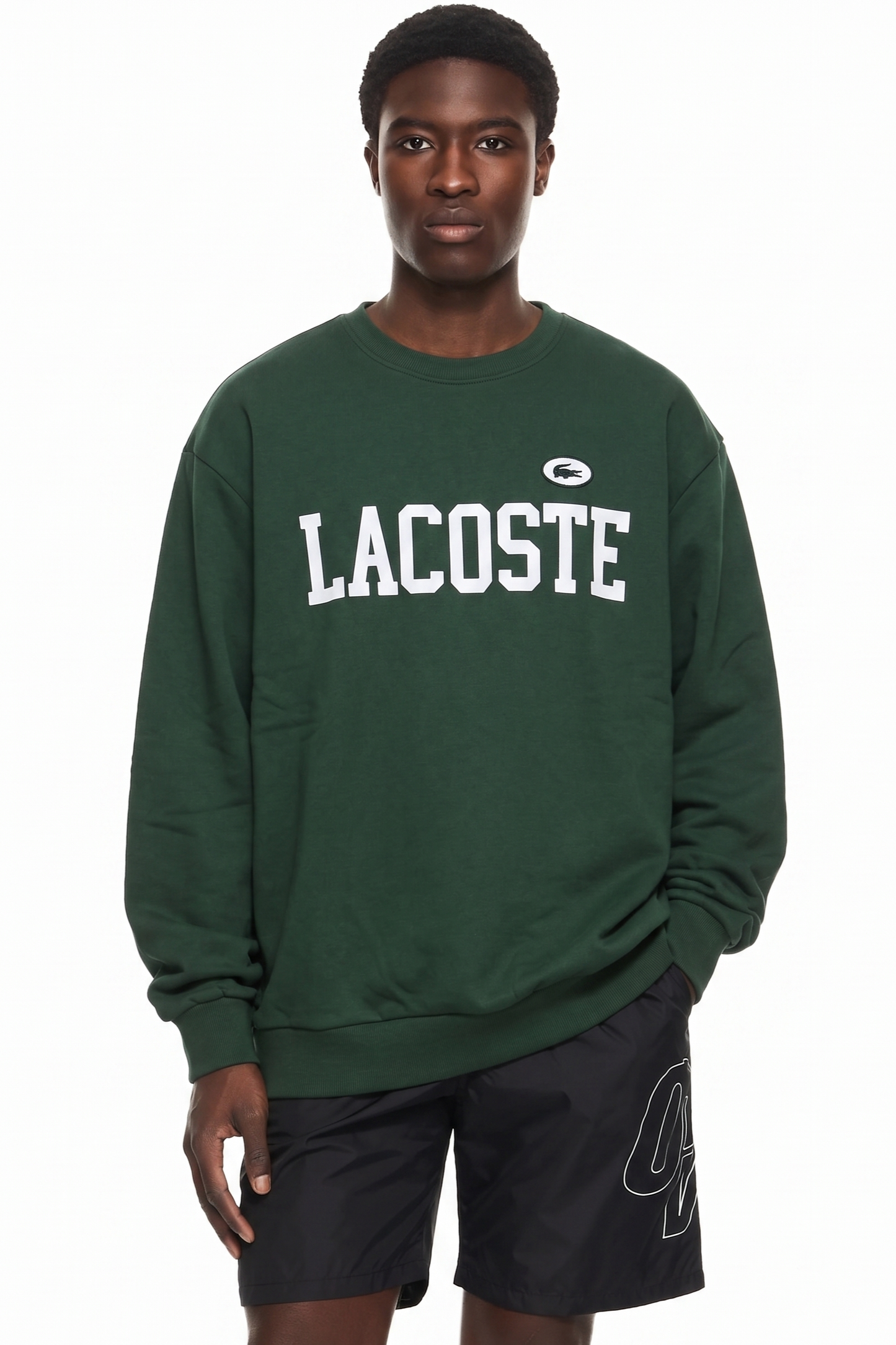 Lacoste Varsity Logo Green SWEATSHIRT