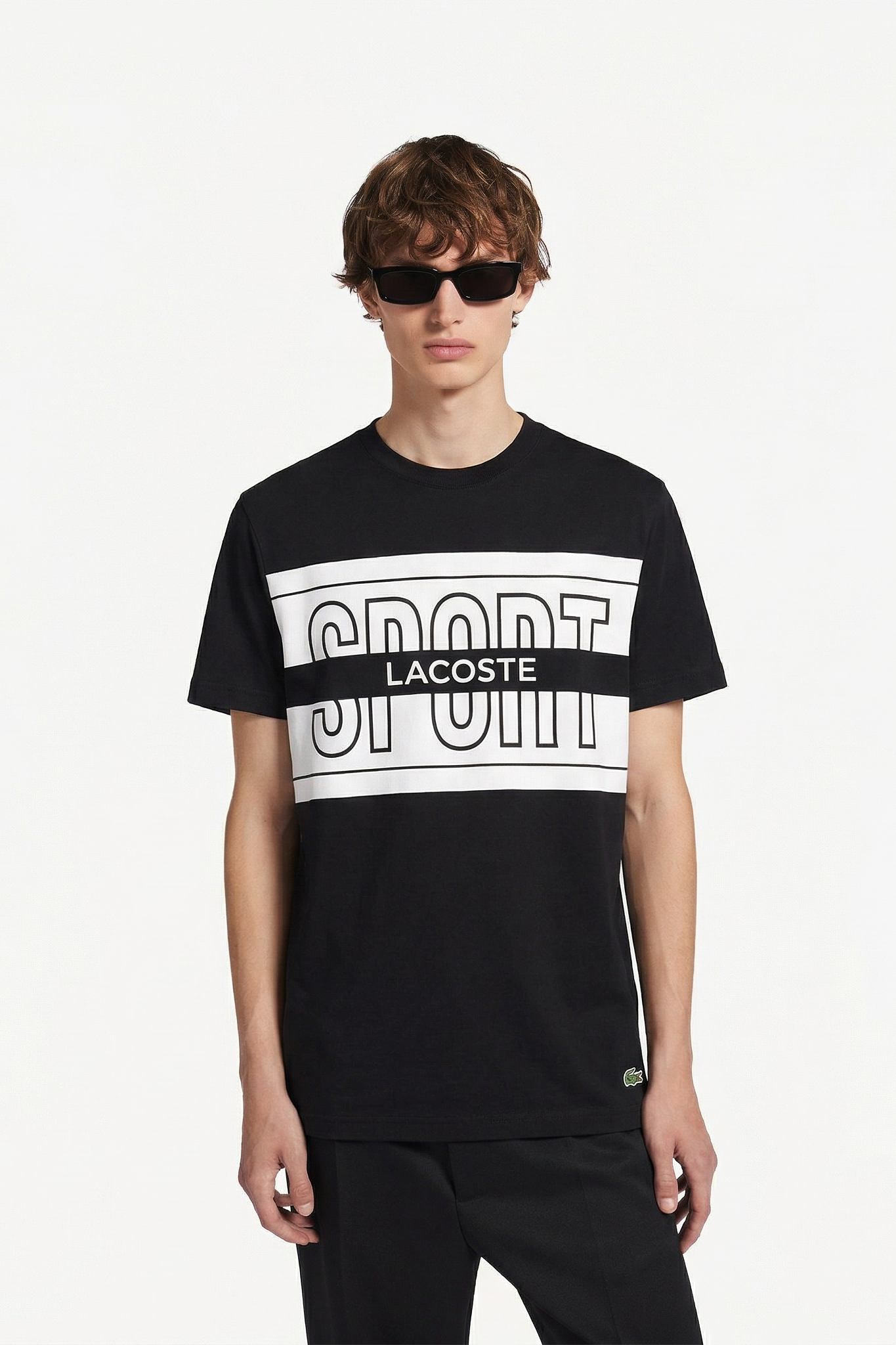 Lacoste Global Sport Black T-SHIRT
