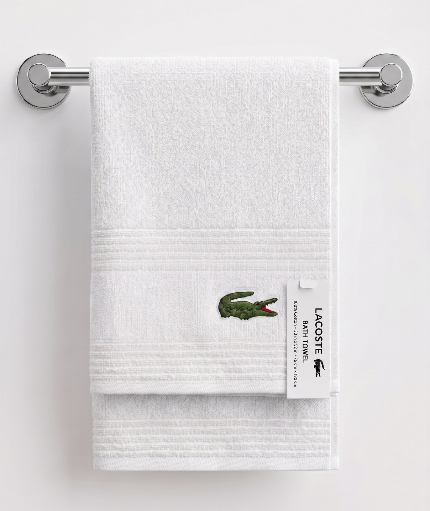 Lacoste Heritage White TOWEL