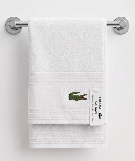 Lacoste Heritage White TOWEL