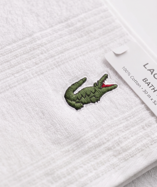 Lacoste Heritage White TOWEL