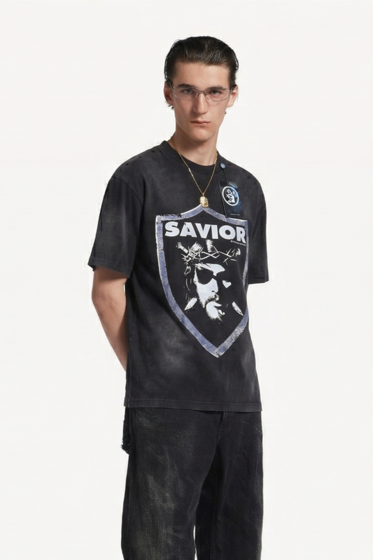 Hellstar Better Than Satan Black Gray T-SHIRT