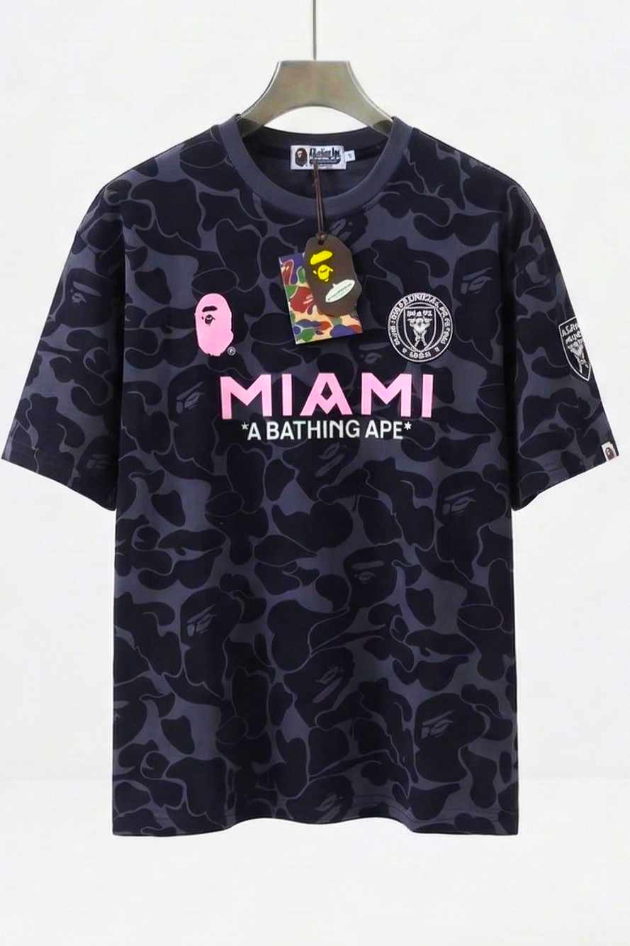 Bape Miami 93 Gray/Purple T-SHIRT