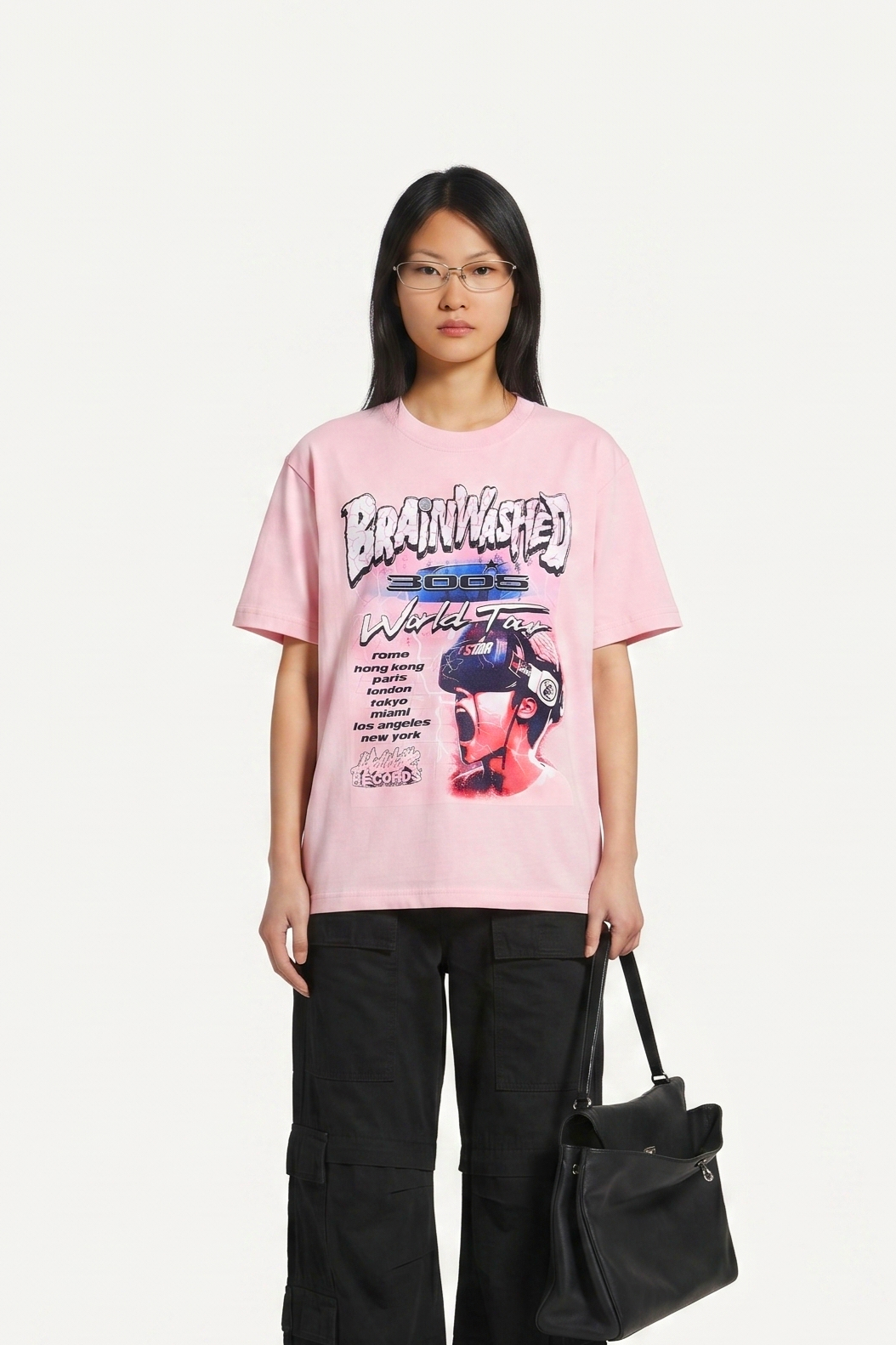 Hellstar Brainwashed World Tour Pink T-SHIRT