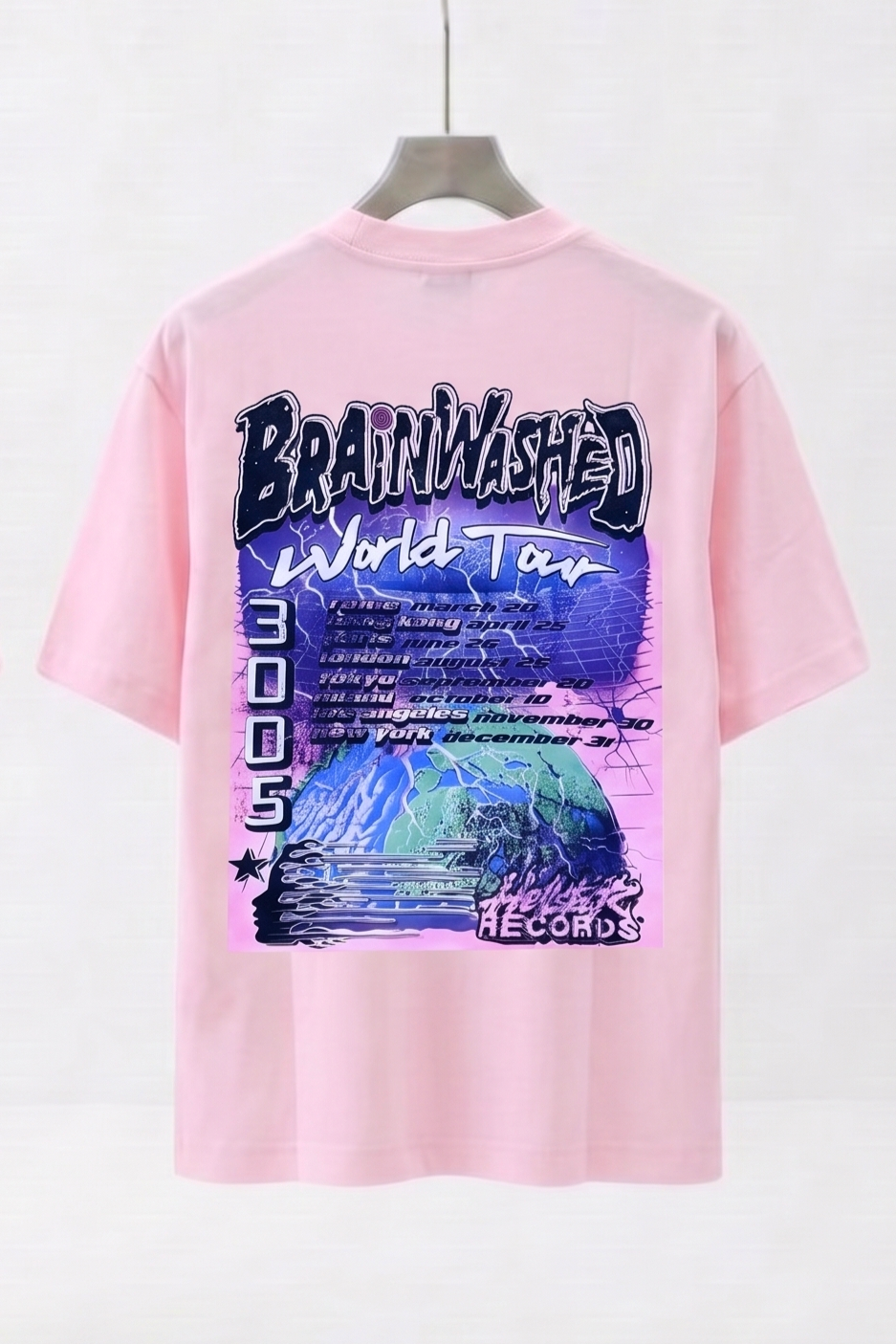 Hellstar Brainwashed World Tour Pink T-SHIRT