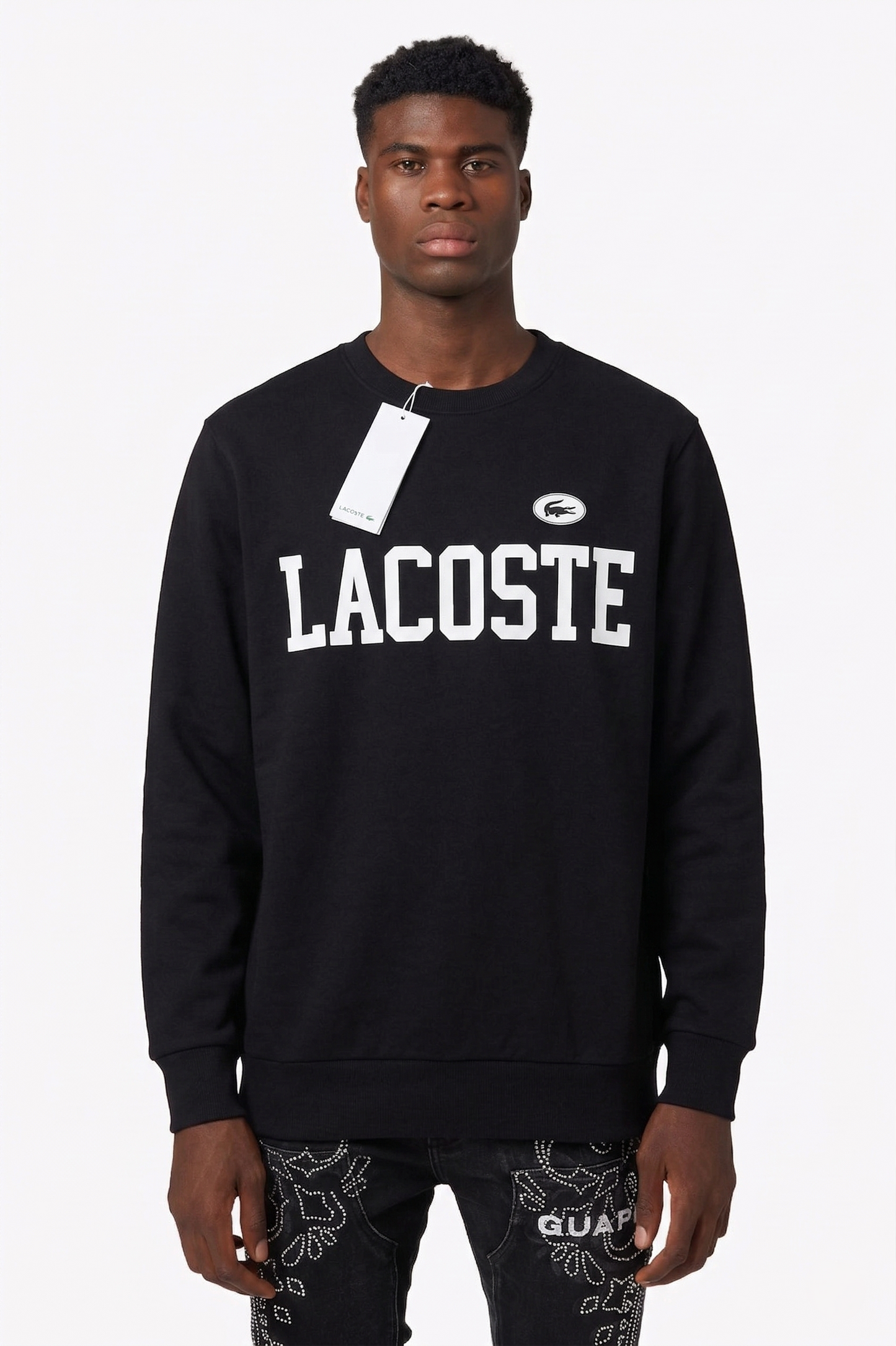 Lacoste Global Logo Black SWEATSHIRT