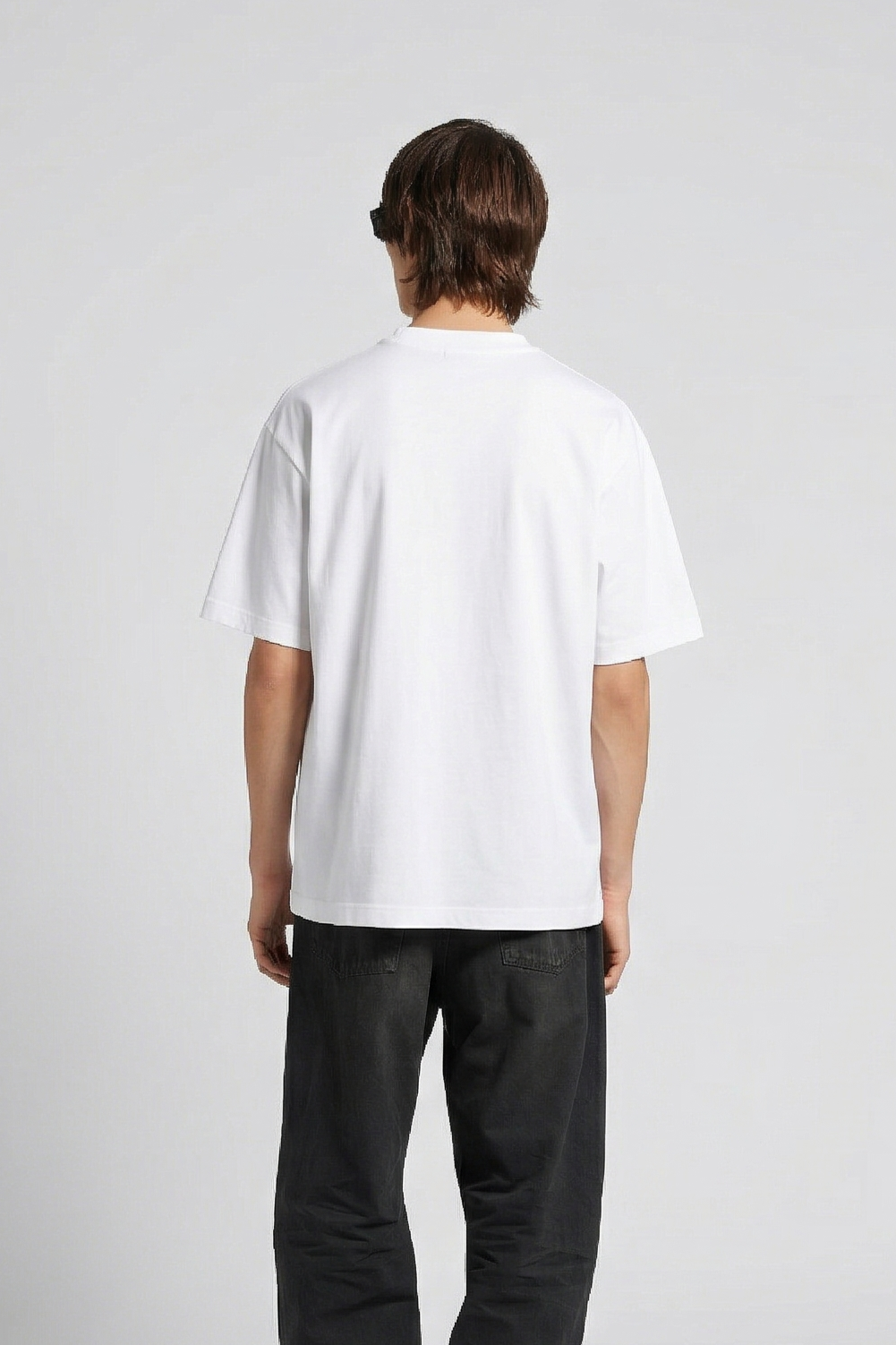 Fendi Global Logo White T-SHIRT
