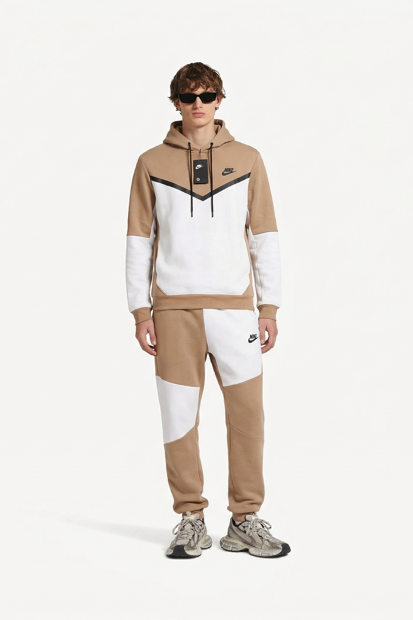 Nike SportWear White/Brown TRACKSUIT