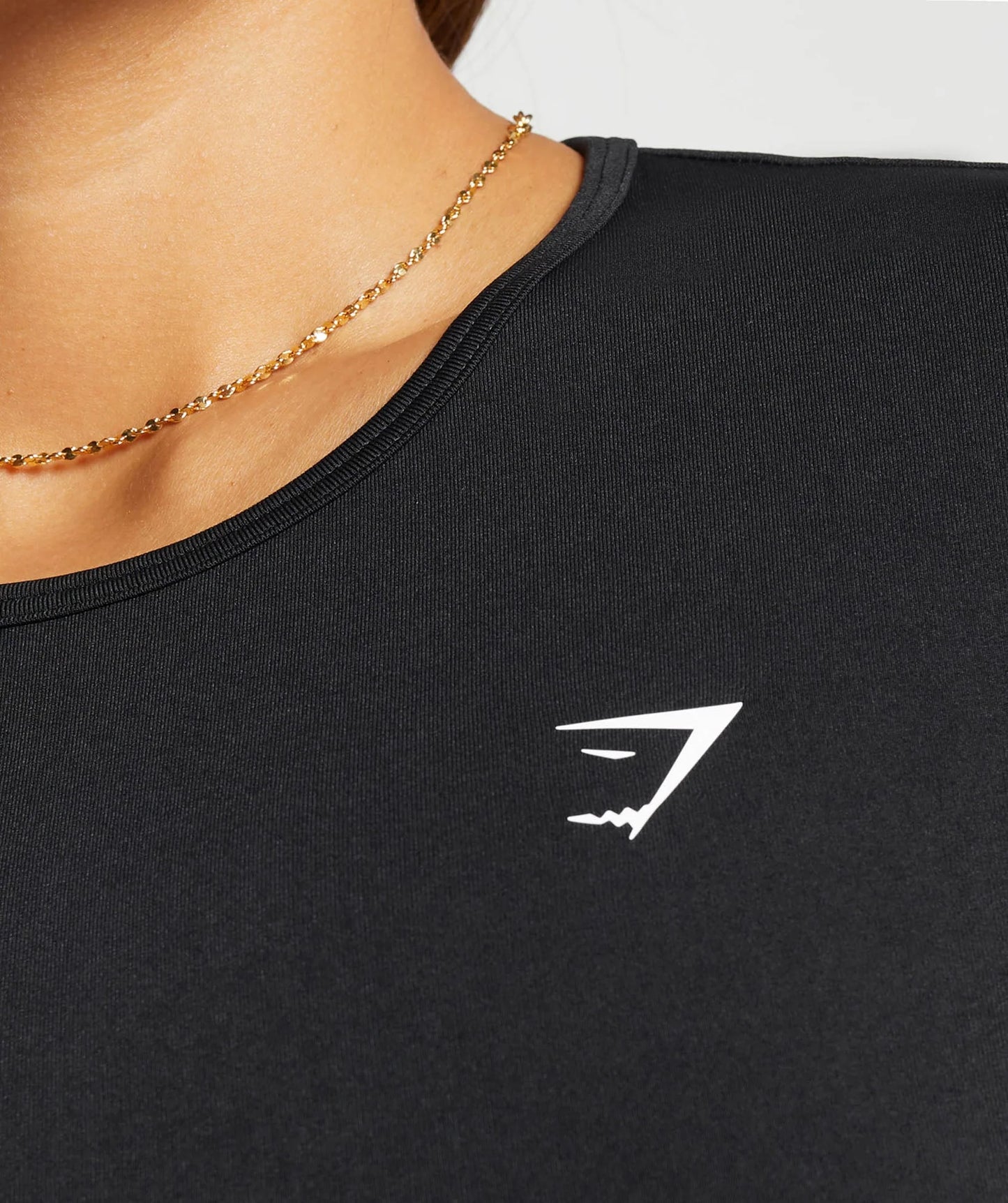 Gymshark Vital Seamless Black CROP TOP