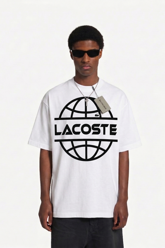 Lacoste Global Logo White T-SHIRT