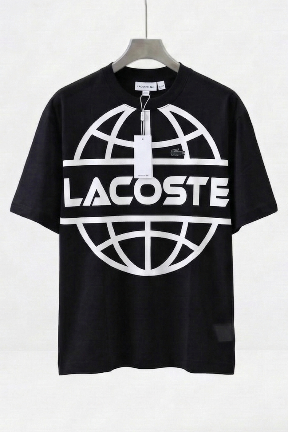 Lacoste Global Logo Black T-SHIRT