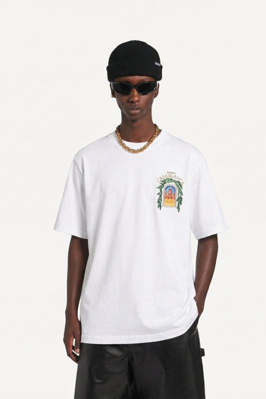 Casa Blanca Avenida White T-SHIRT