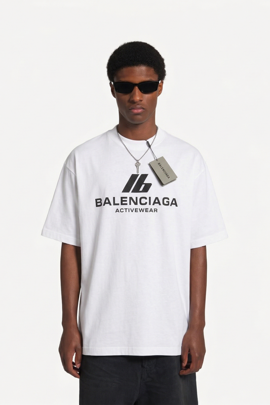 Balenciaga Active Wear White T-SHIRT