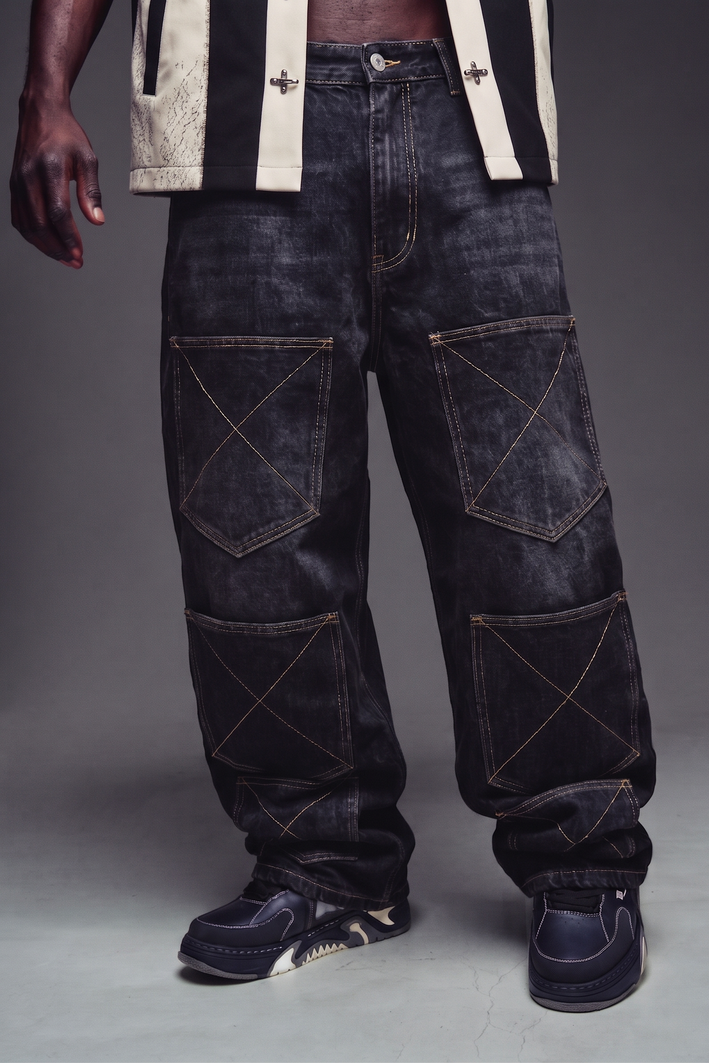 Nova Phoenix Wings Black JEANS