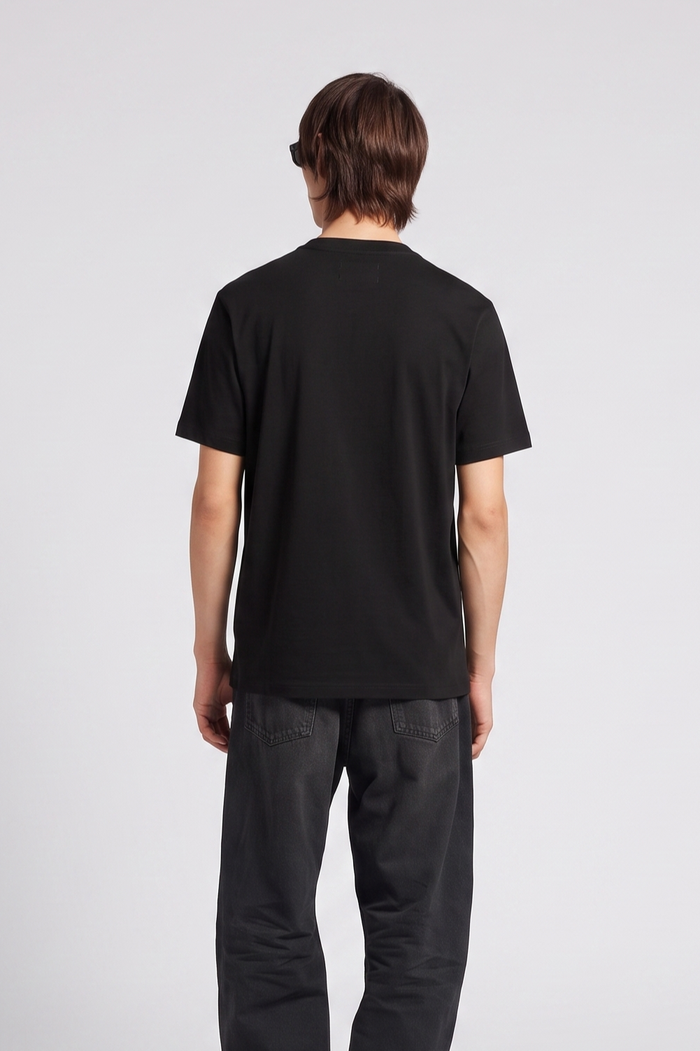 Moncler Outline Logo Black T-SHIRT