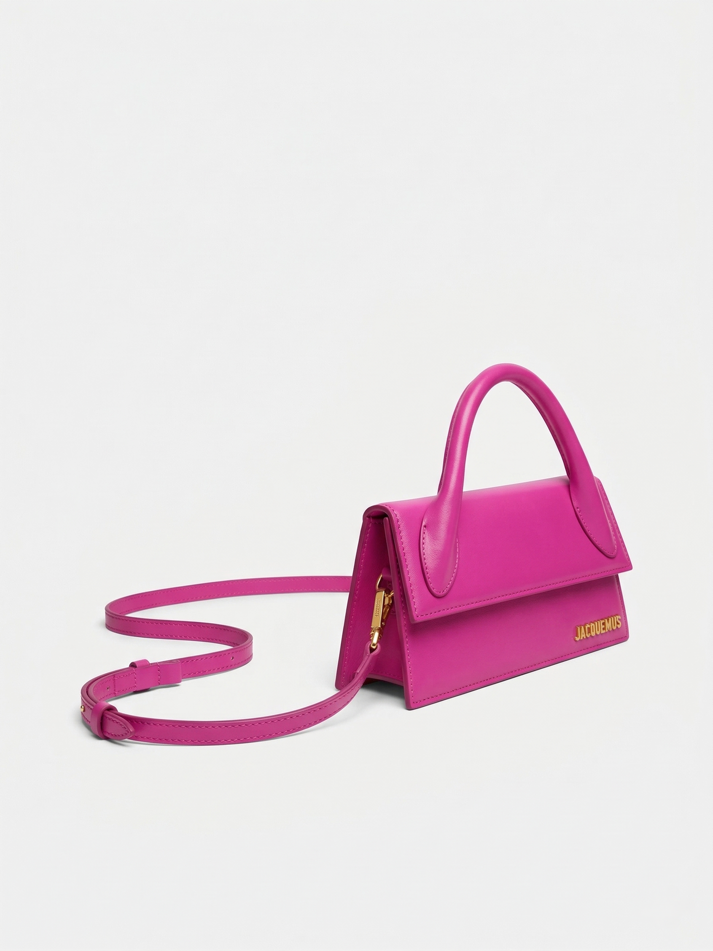 Jacquemus Le Chiquito Long Deep Pink BAG