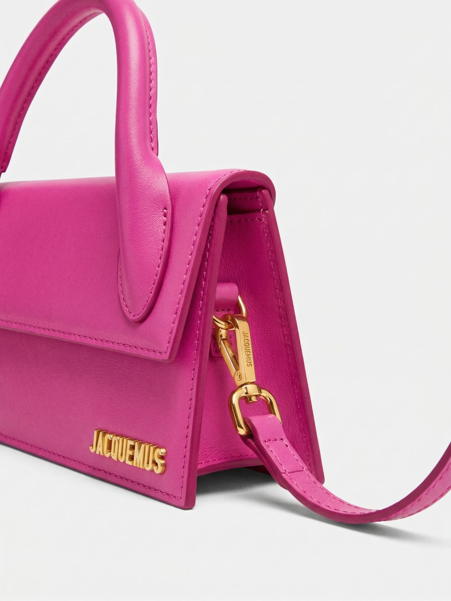 Jacquemus Le Chiquito Long Deep Pink BAG