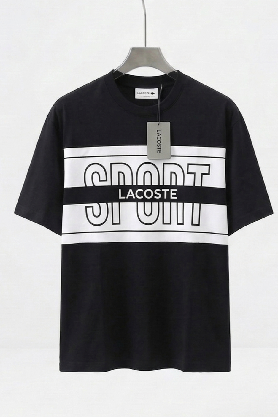 Lacoste Global Sport Black T-SHIRT