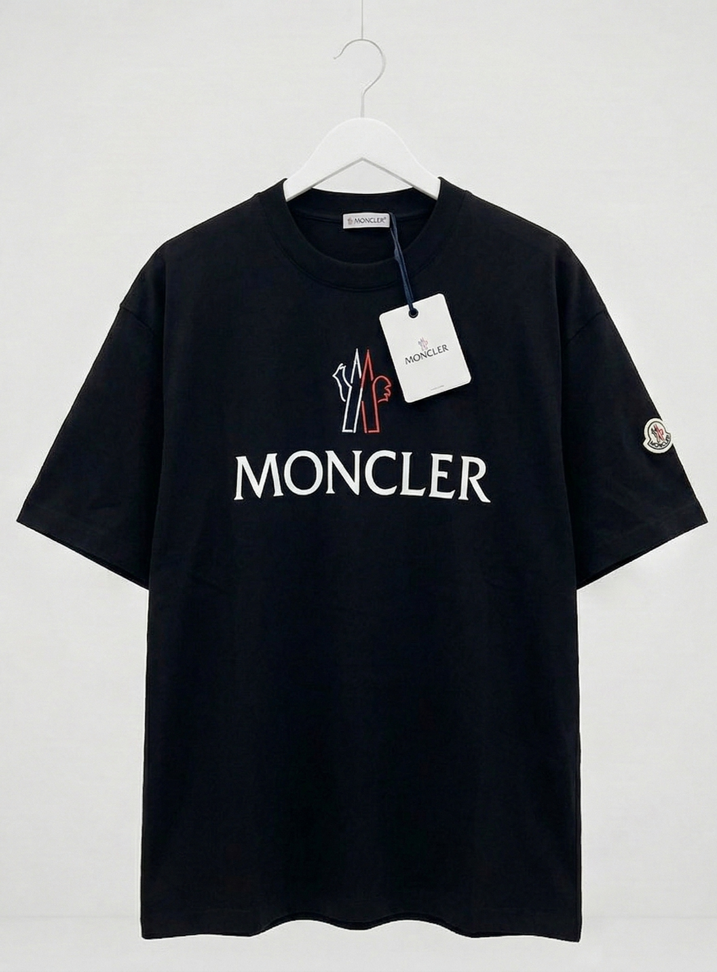 Moncler Regular Logo Black T-SHIRT