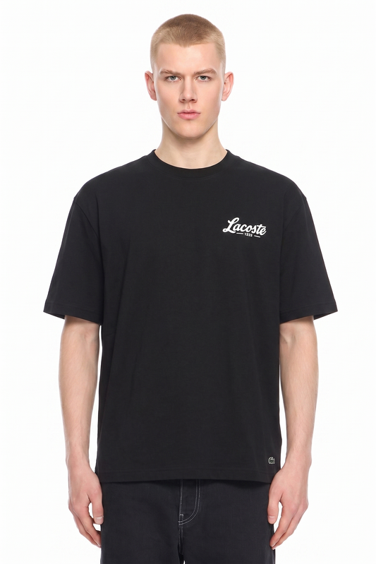 Lacoste Golf Badge Black T-SHIRT